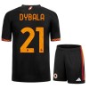 Officiële Voetbalshirt + Korte Broek AS Roma Dybala 21 Derde 2023-24 - Kids